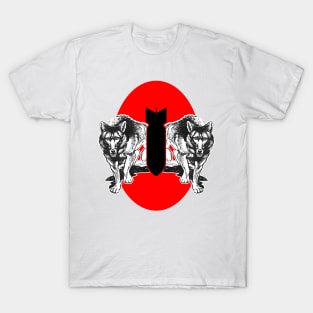 Bomb wolves and redness T-Shirt